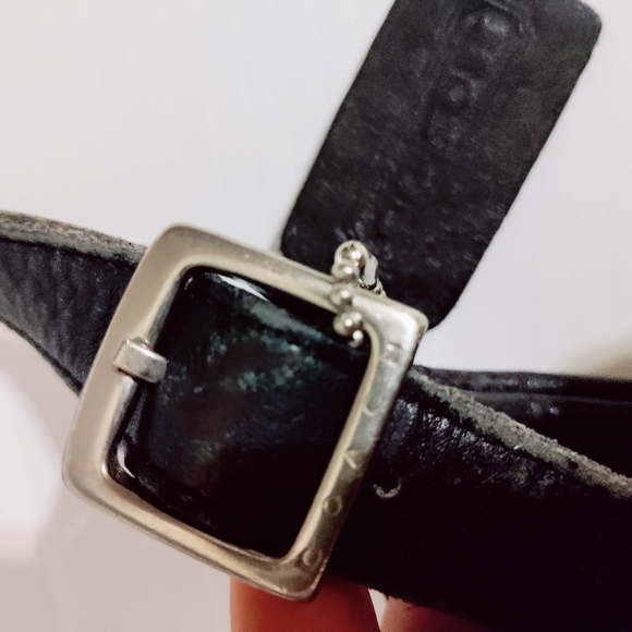 Vintage Coach Black Leather Slim Hippie Flap Crossbody Saddle Messenger Bag 9135 - Picture 8 of 14